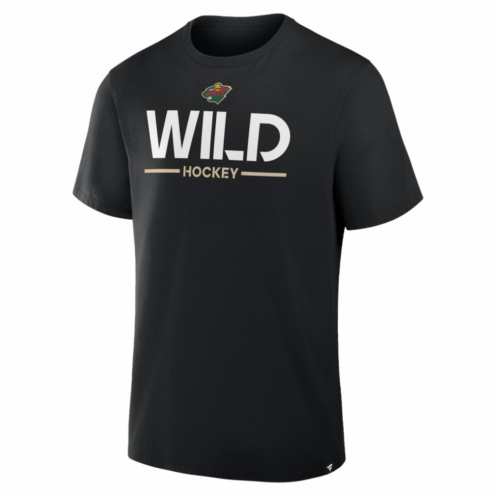 Minnesota Wild Fanatics Authentic Pro Primary T-Shirt Black
