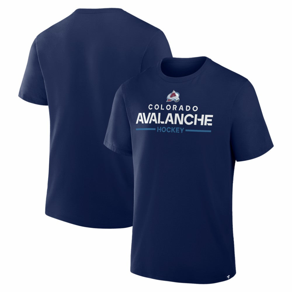 Colorado Avalanche Fanatics Authentic Pro Primary T-Shirt Navy