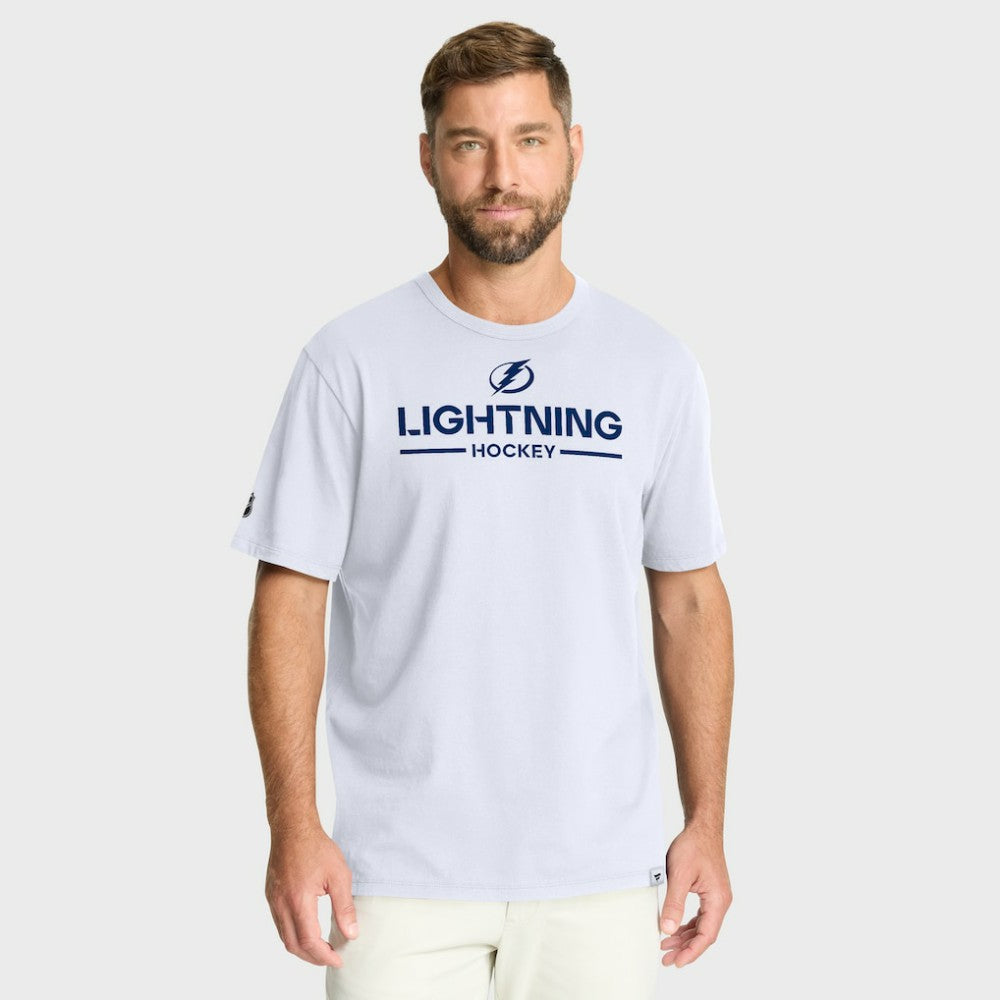 Tampa Bay Lightning Fanatics Authentic Pro Primary T-Shirt White