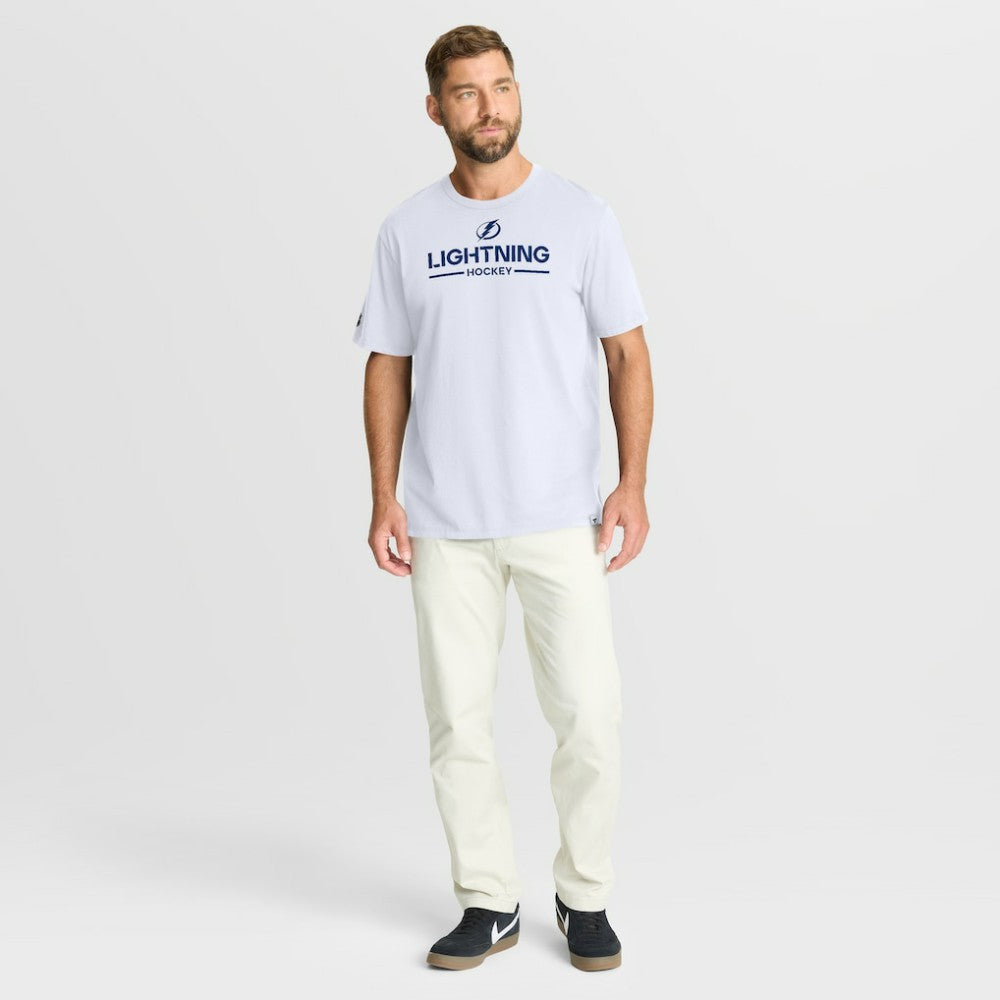 Tampa Bay Lightning Fanatics Authentic Pro Primary T-Shirt White