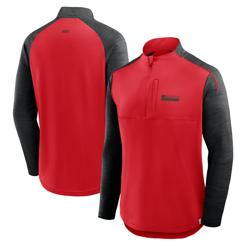 Sunderland Defender 1/4 Zip Top / Athletic Red / Mens on sale