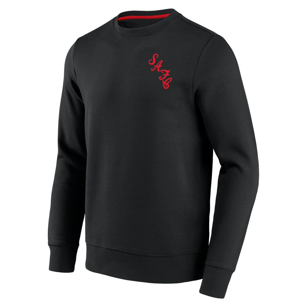 Sunderland Essentials Small Crest Crew Sweatshirt / Black / Mens outlet