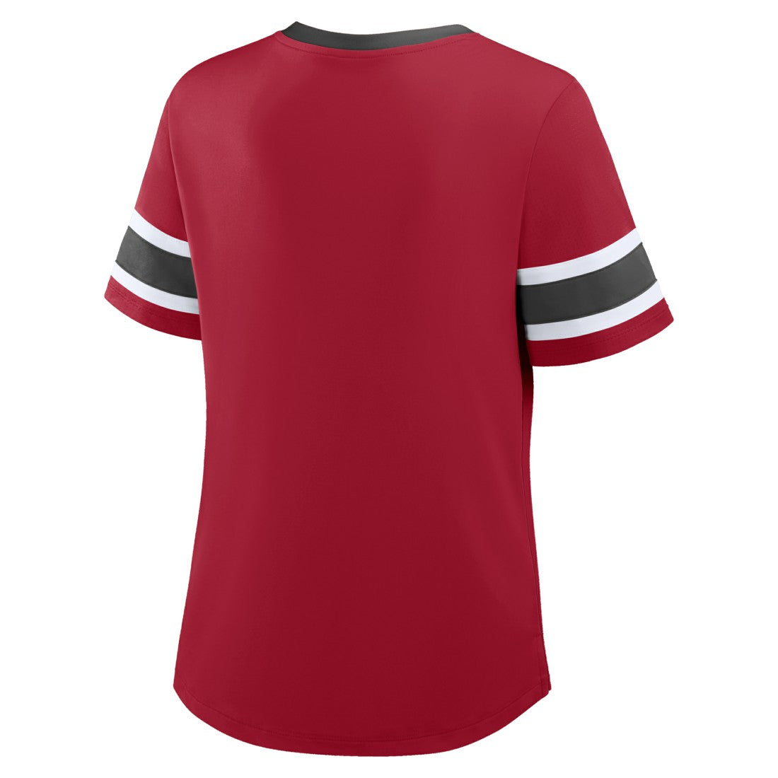 Tampa Bay Buccaneers Women's Redzone Draw Play Athena Lace-Up T-Shirt - Red sale