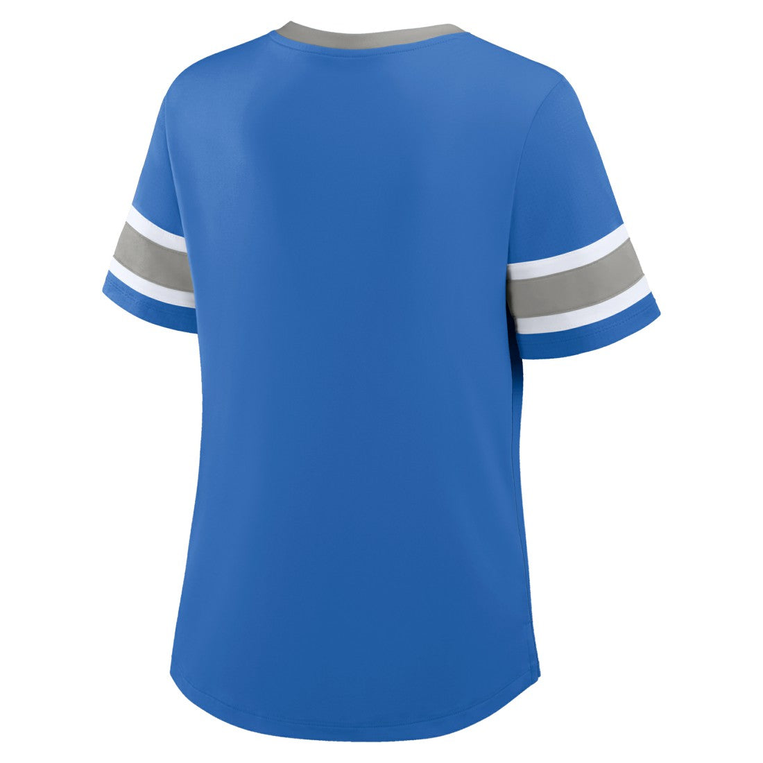 Detroit Lions Women's Redzone Draw Play Athena Lace-Up T-Shirt - Blue cheap