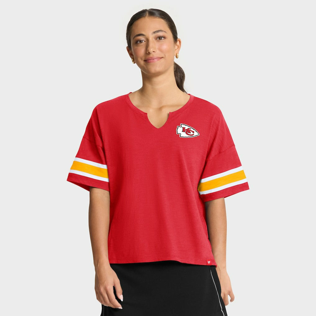 Kansas City Chiefs Women's Redzone Curl Route T-Shirt - Red for sale