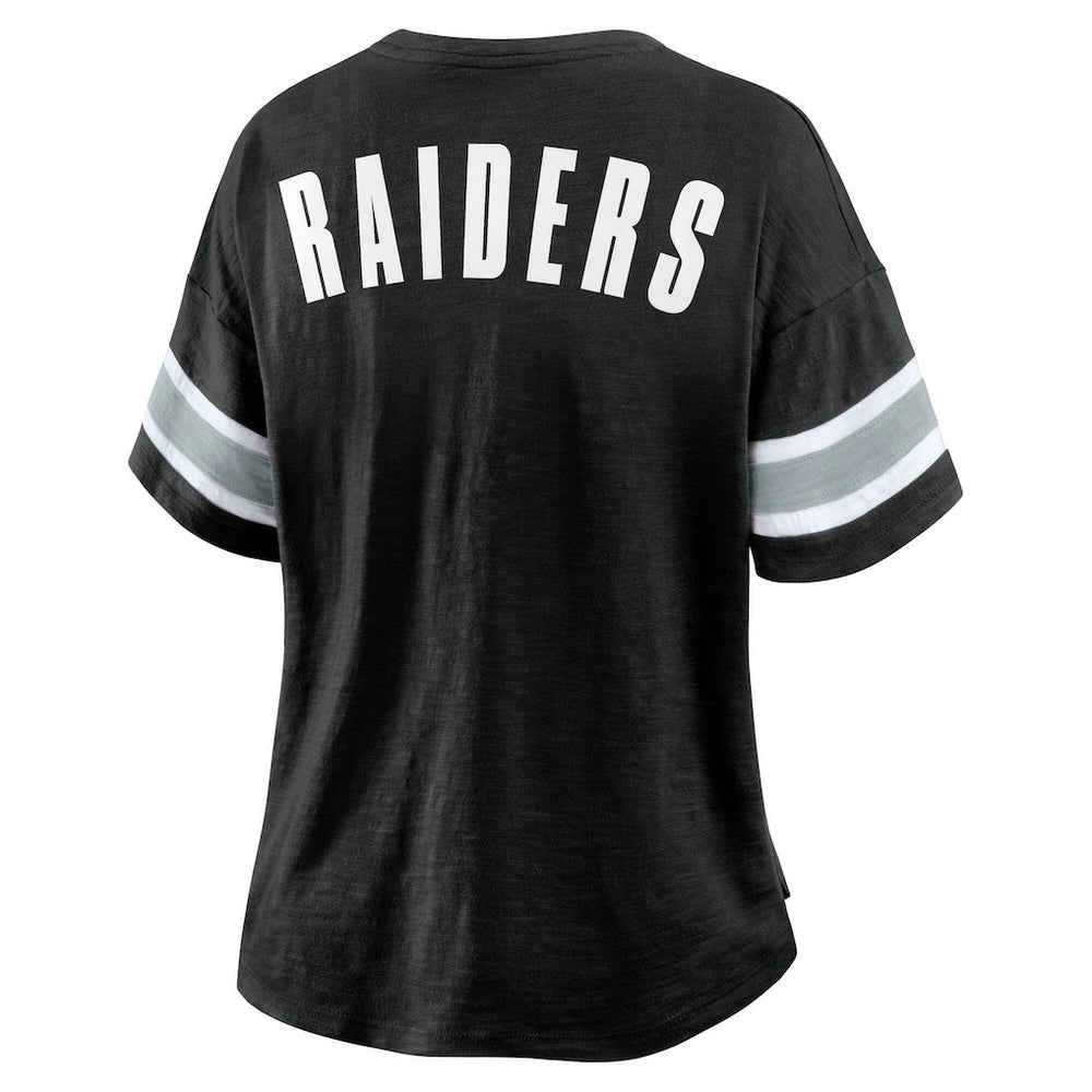 Las Vegas Raiders Women's Redzone Curl Route T-Shirt - Black outlet