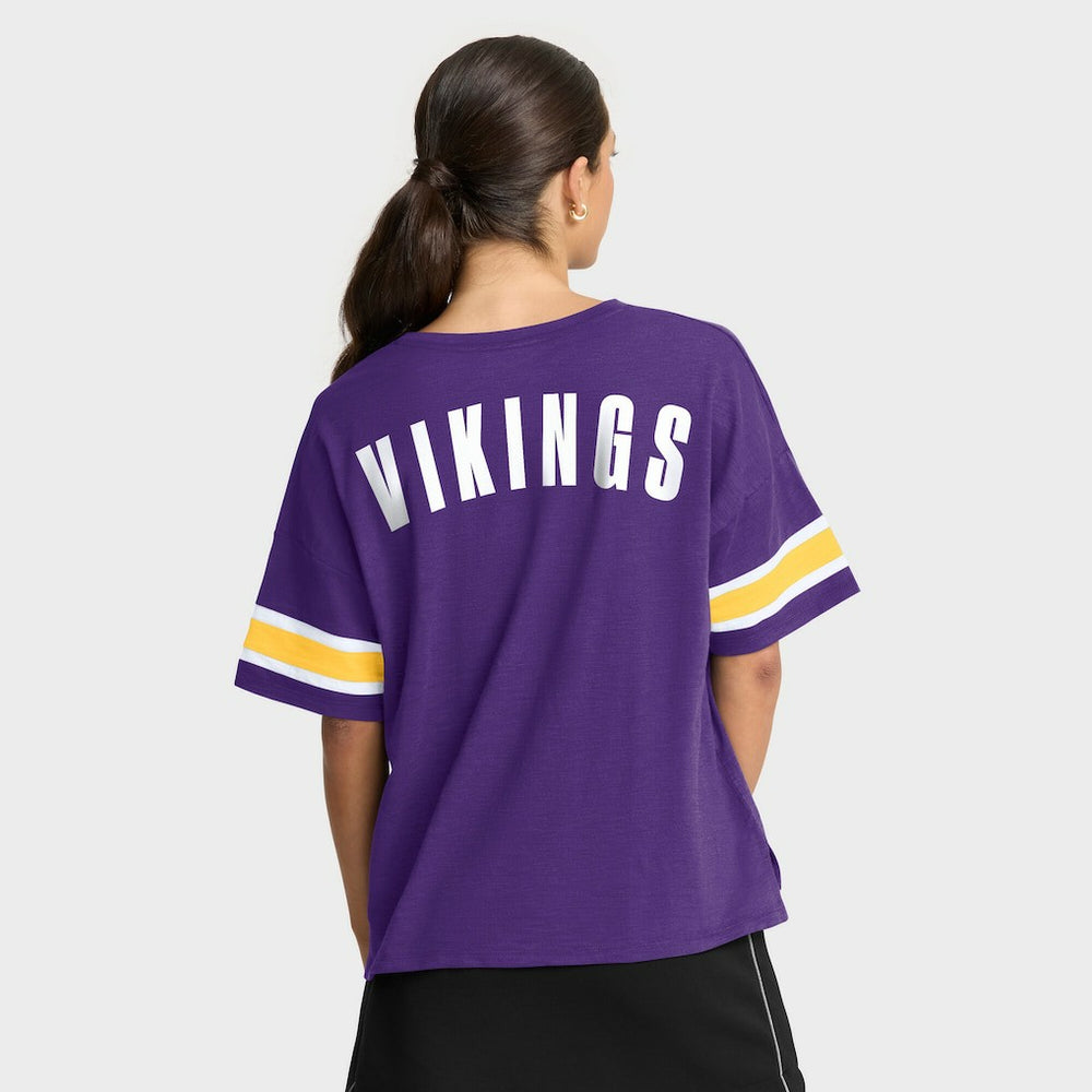 Minnesota Vikings Women's Redzone Curl Route T-Shirt - Purple sale