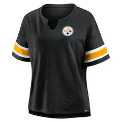 Pittsburgh Steelers Women's Redzone Curl Route T-Shirt - Black sale
