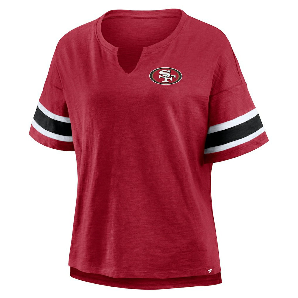 San Francisco 49ers Women's Redzone Curl Route T-Shirt - Scarlet outlet