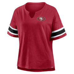 San Francisco 49ers Women's Redzone Curl Route T-Shirt - Scarlet outlet