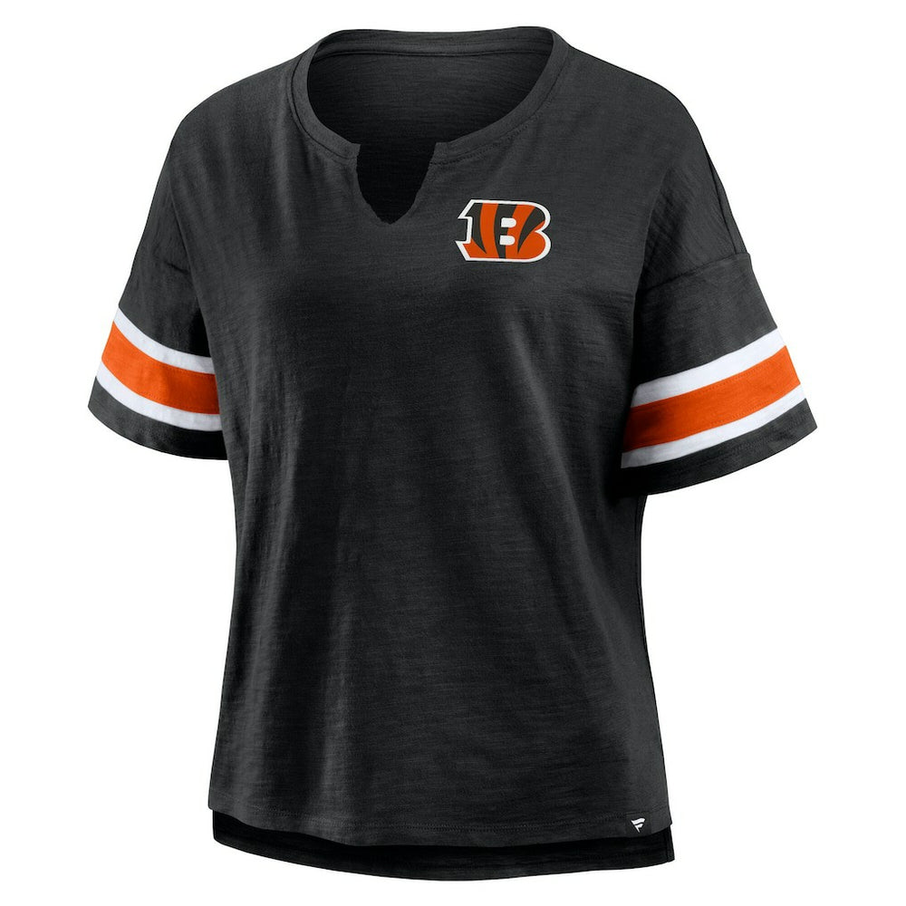 Cincinnati Bengals Women's Redzone Curl Route T-Shirt - Black on sale