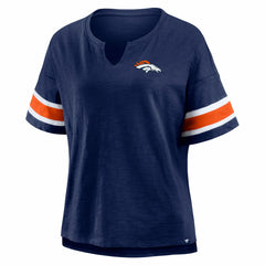 Denver Broncos Women's Redzone Curl Route T-Shirt - Navy discount