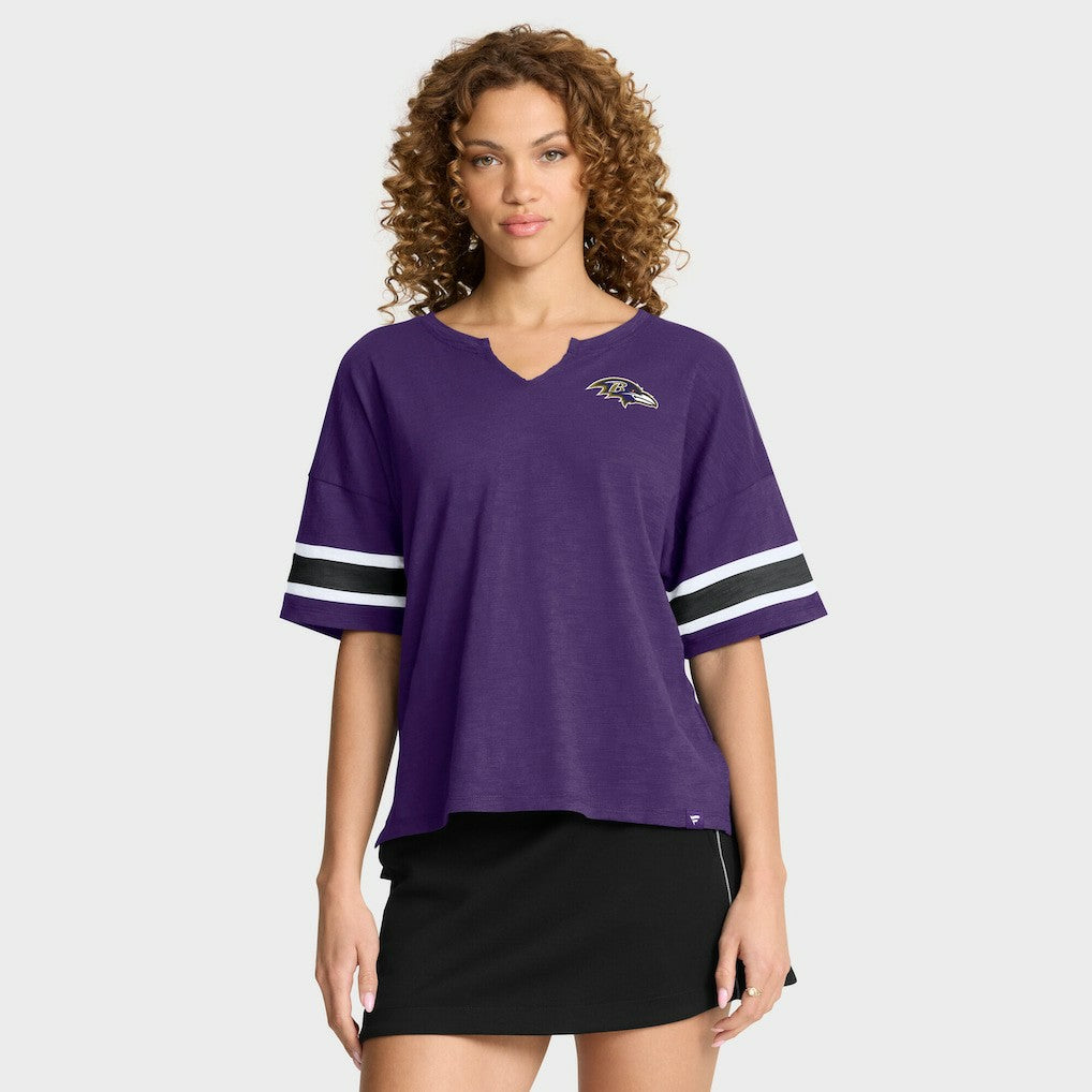 Baltimore Ravens Women's Redzone Curl Route T-Shirt - Purple sale