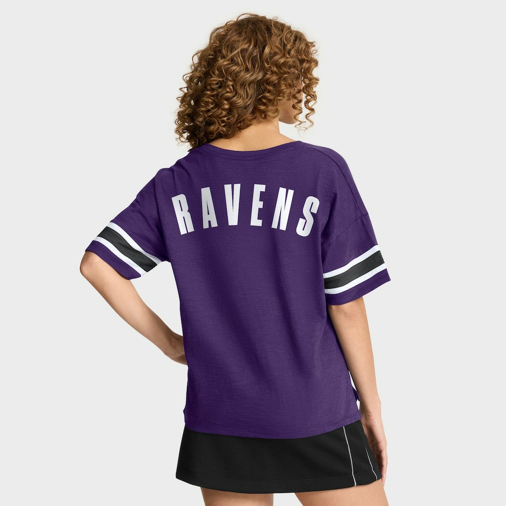 Baltimore Ravens Women's Redzone Curl Route T-Shirt - Purple sale