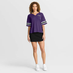 Baltimore Ravens Women's Redzone Curl Route T-Shirt - Purple sale