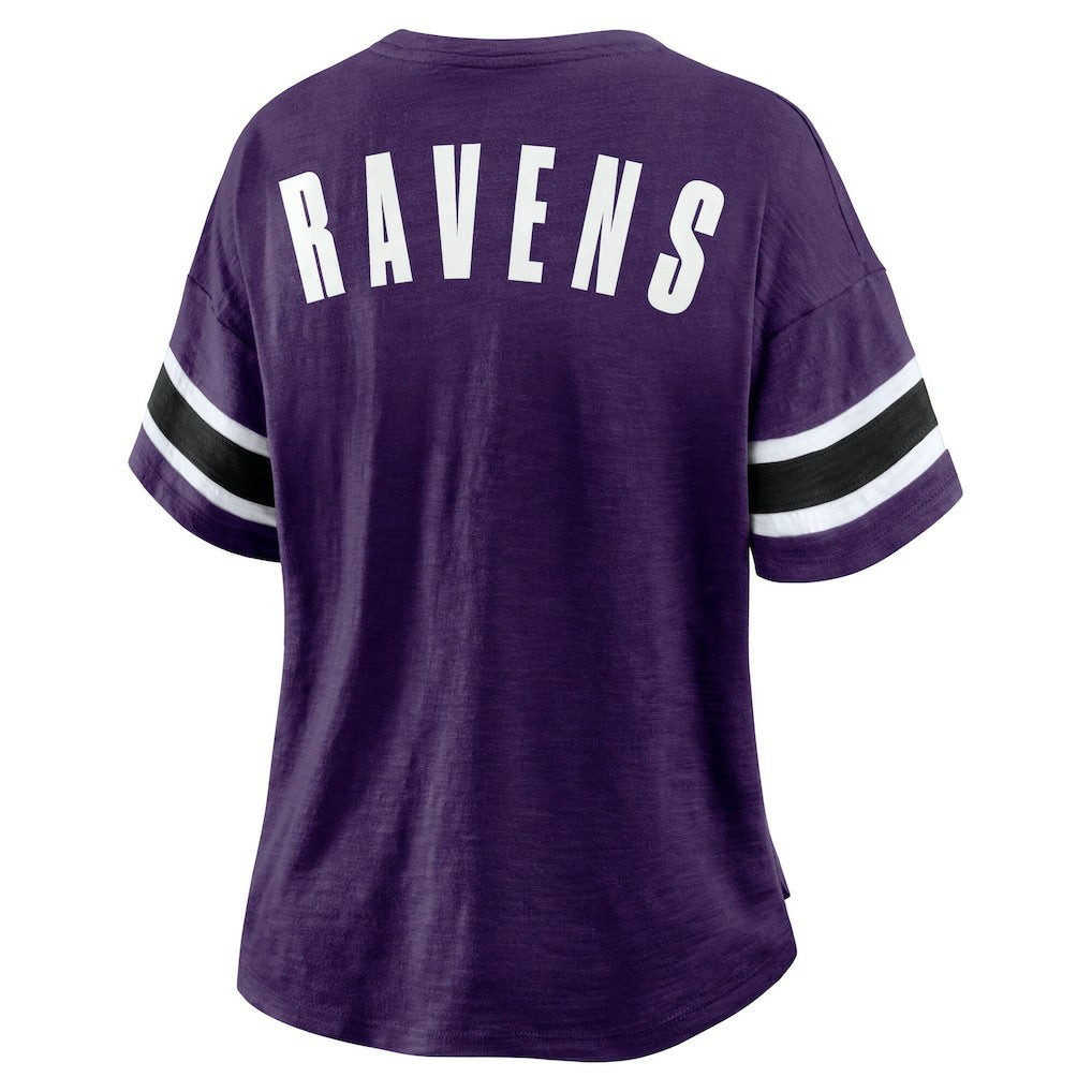 Baltimore Ravens Women's Redzone Curl Route T-Shirt - Purple sale