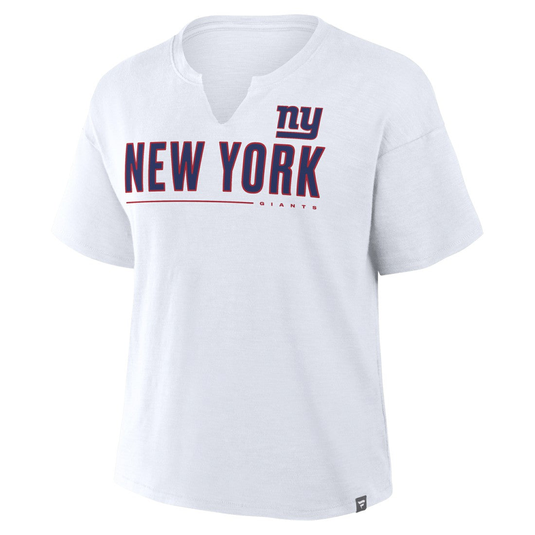 New York Giants Women's Redzone Slub Boxy T-Shirt - White outlet