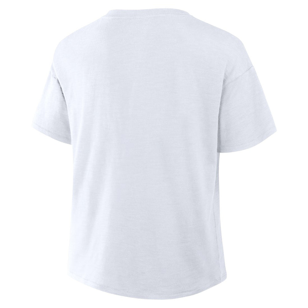 Denver Broncos Women's Redzone Slub Boxy T-Shirt - White cheap