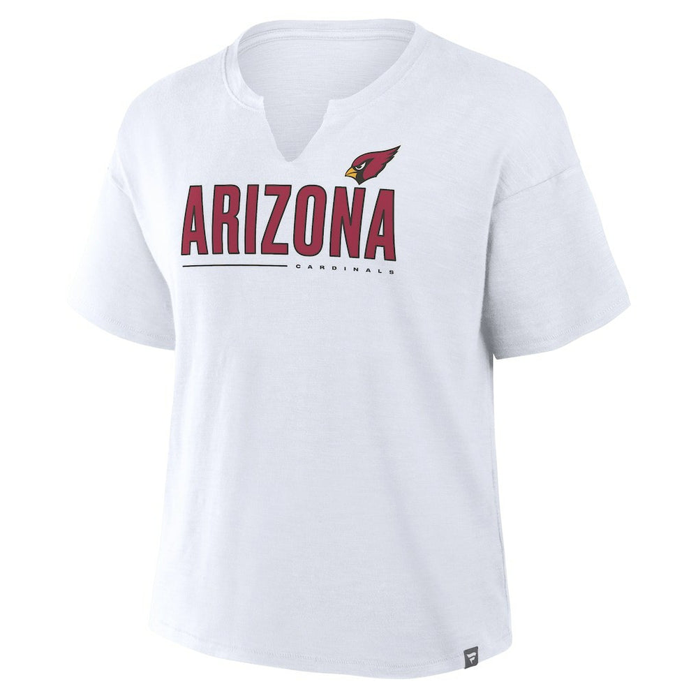 Arizona Cardinals Women's Redzone Slub Boxy T-Shirt - White sale