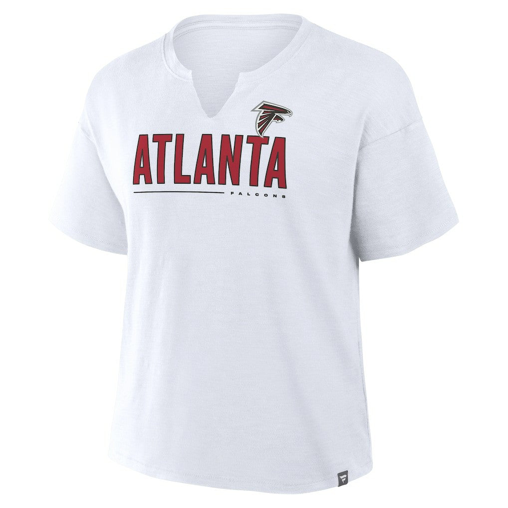 Atlanta Falcons Women's Redzone Slub Boxy T-Shirt - White on sale
