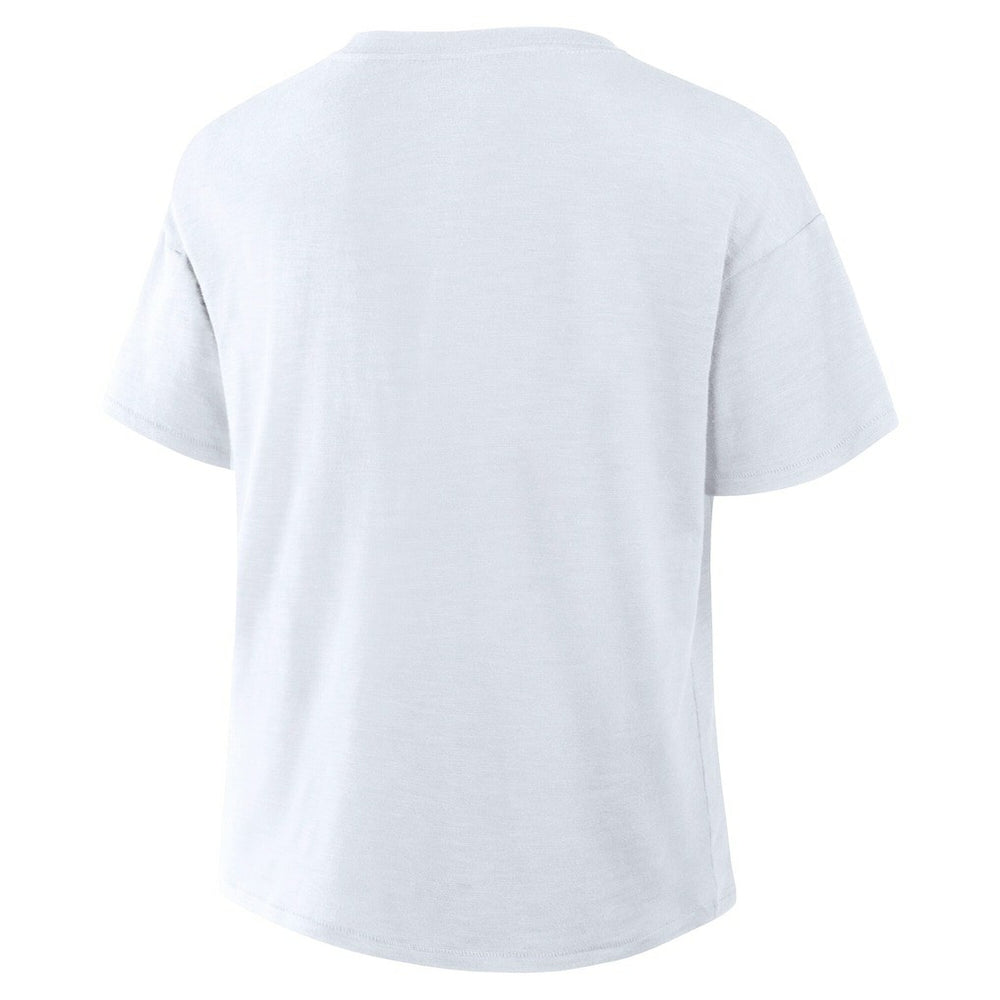 Buffalo Bills Women's Redzone Slub Boxy T-Shirt - White discount