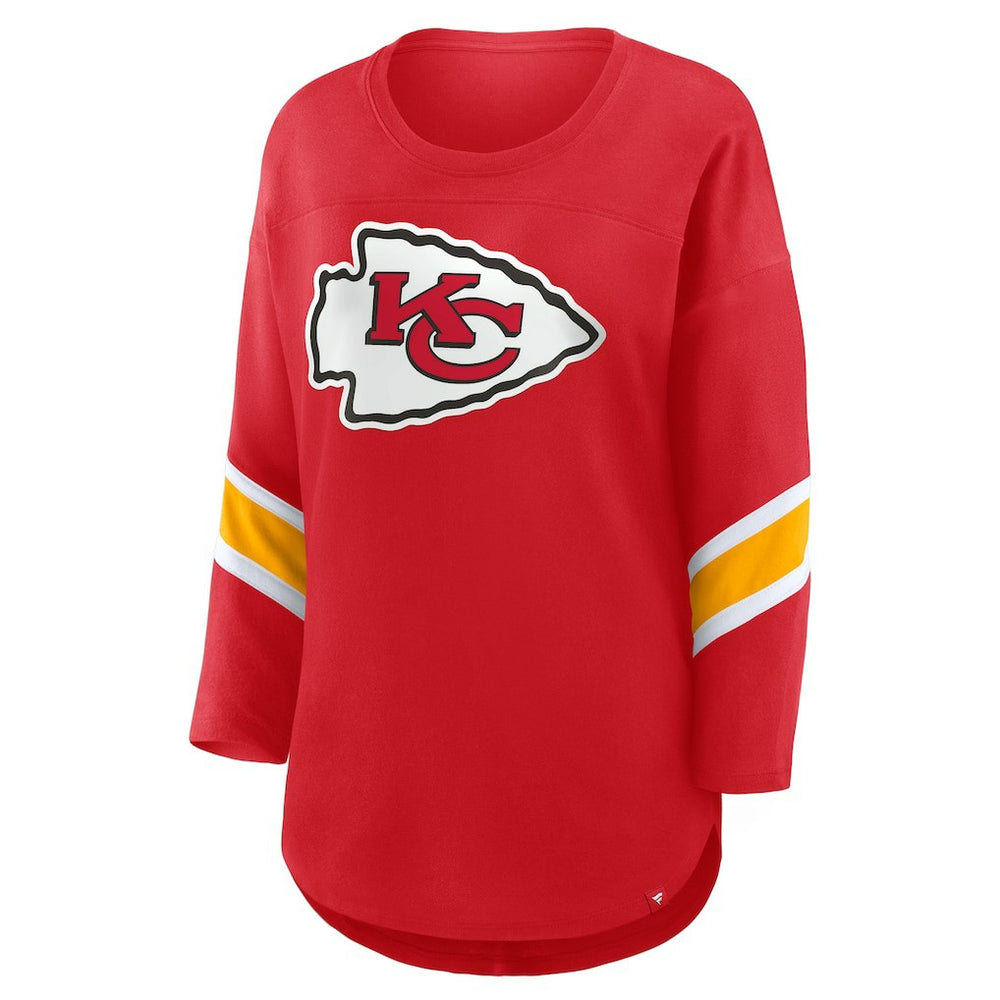 Kansas City Chiefs Women's Redzone 3/4-Sleeve T-Shirt - Red sale