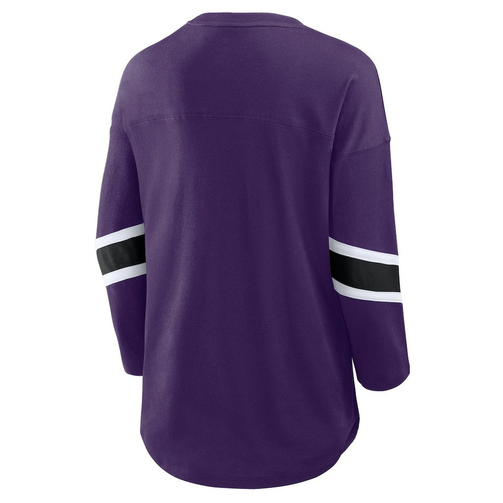 Baltimore Ravens Women's Redzone 3/4-Sleeve T-Shirt - Purple outlet