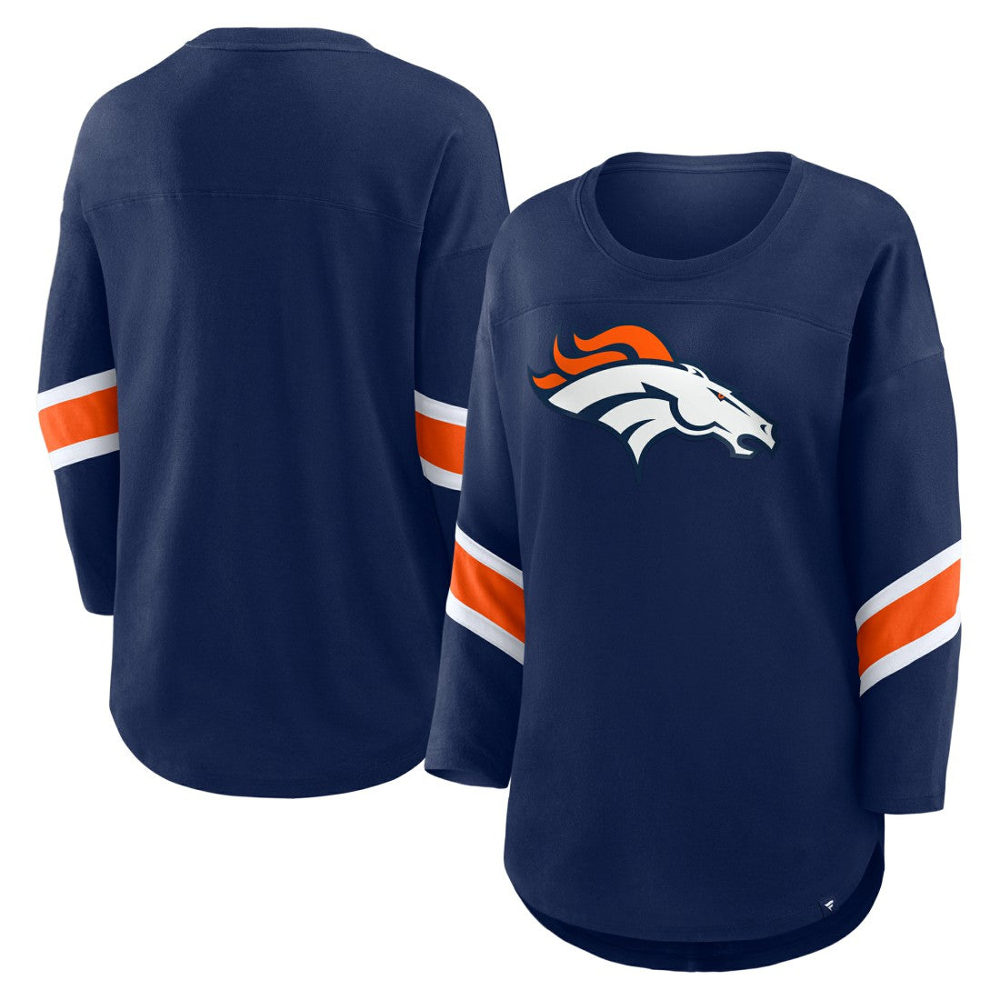 Denver Broncos Women's Redzone 3/4-Sleeve T-Shirt - Navy cheap