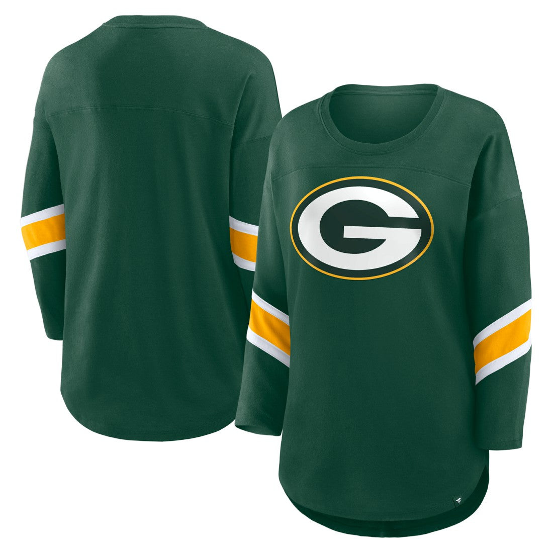 Green Bay Packers Women's Redzone 3/4-Sleeve T-Shirt - Green for sale