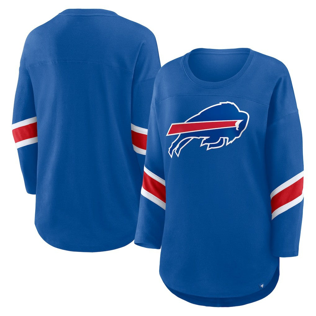 Buffalo Bills Women's Redzone 3/4-Sleeve T-Shirt - Royal on sale