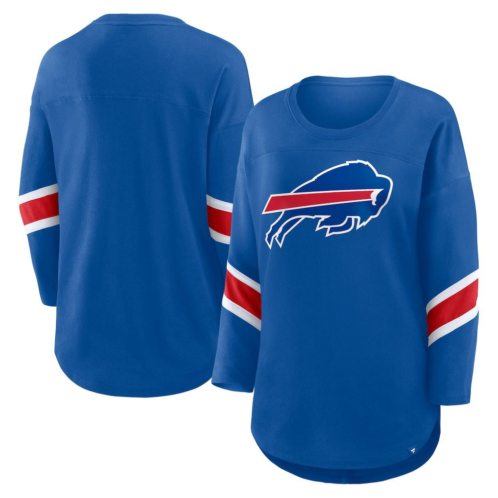 Buffalo Bills Women's Redzone 3/4-Sleeve T-Shirt - Royal on sale