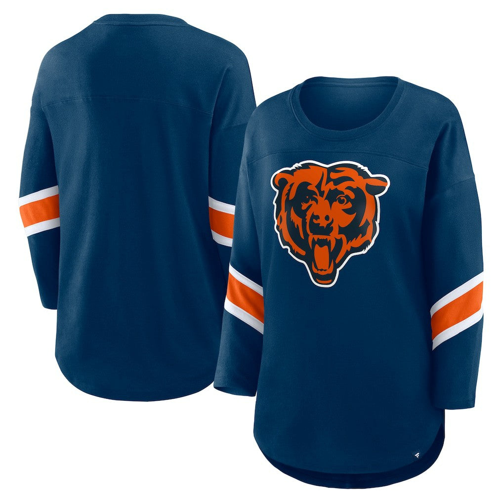 Chicago Bears Women's Redzone 3/4-Sleeve T-Shirt - Navy cheap