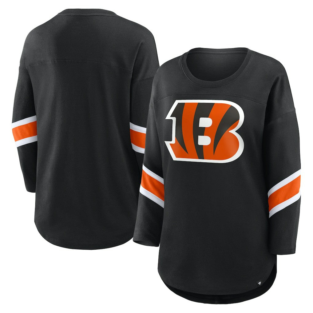 Cincinnati Bengals Women's Redzone 3/4-Sleeve T-Shirt - Black cheap