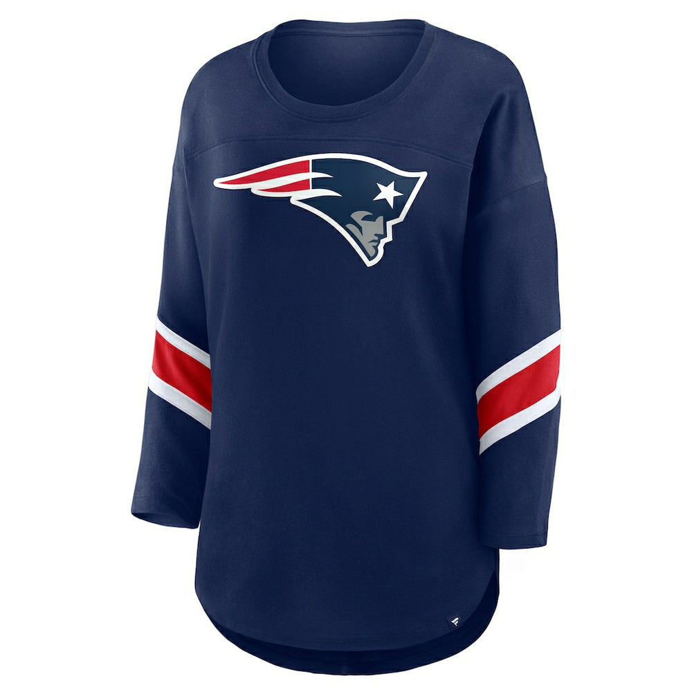 New England Patriots Women's Redzone 3/4-Sleeve T-Shirt - Navy cheap
