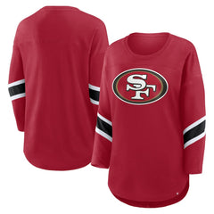 San Francisco 49ers Women's Redzone 3/4-Sleeve T-Shirt - Scarlet online