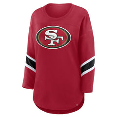 San Francisco 49ers Women's Redzone 3/4-Sleeve T-Shirt - Scarlet online