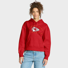 Kansas City Chiefs Women's Eligible Receiver Legacy Pullover Hoodie - Red sale