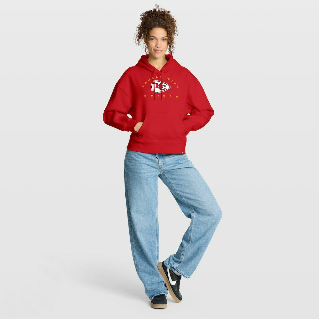 Kansas City Chiefs Women's Eligible Receiver Legacy Pullover Hoodie - Red sale