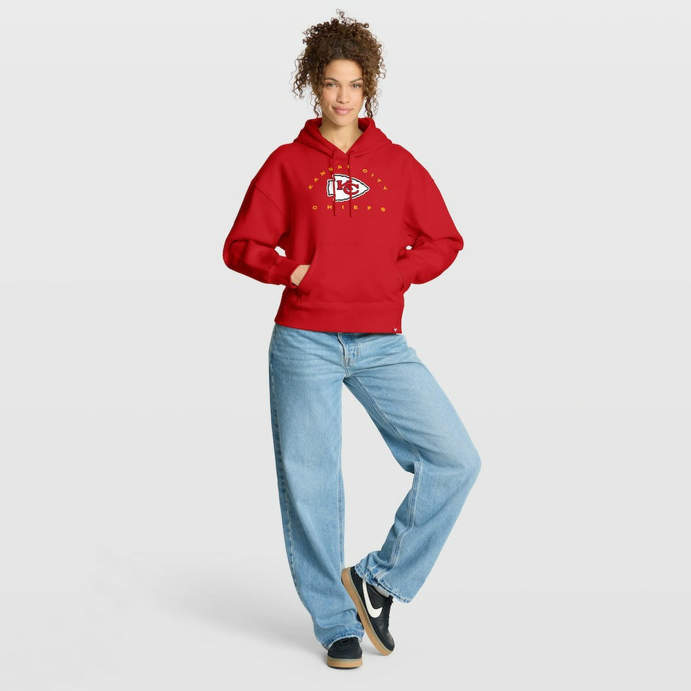 Kansas City Chiefs Women's Eligible Receiver Legacy Pullover Hoodie - Red sale