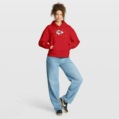 Kansas City Chiefs Women's Eligible Receiver Legacy Pullover Hoodie - Red sale