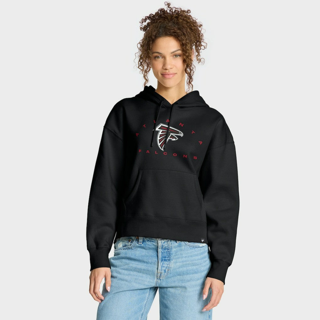 Atlanta Falcons Women's Eligible Receiver Legacy Pullover Hoodie - Black sale