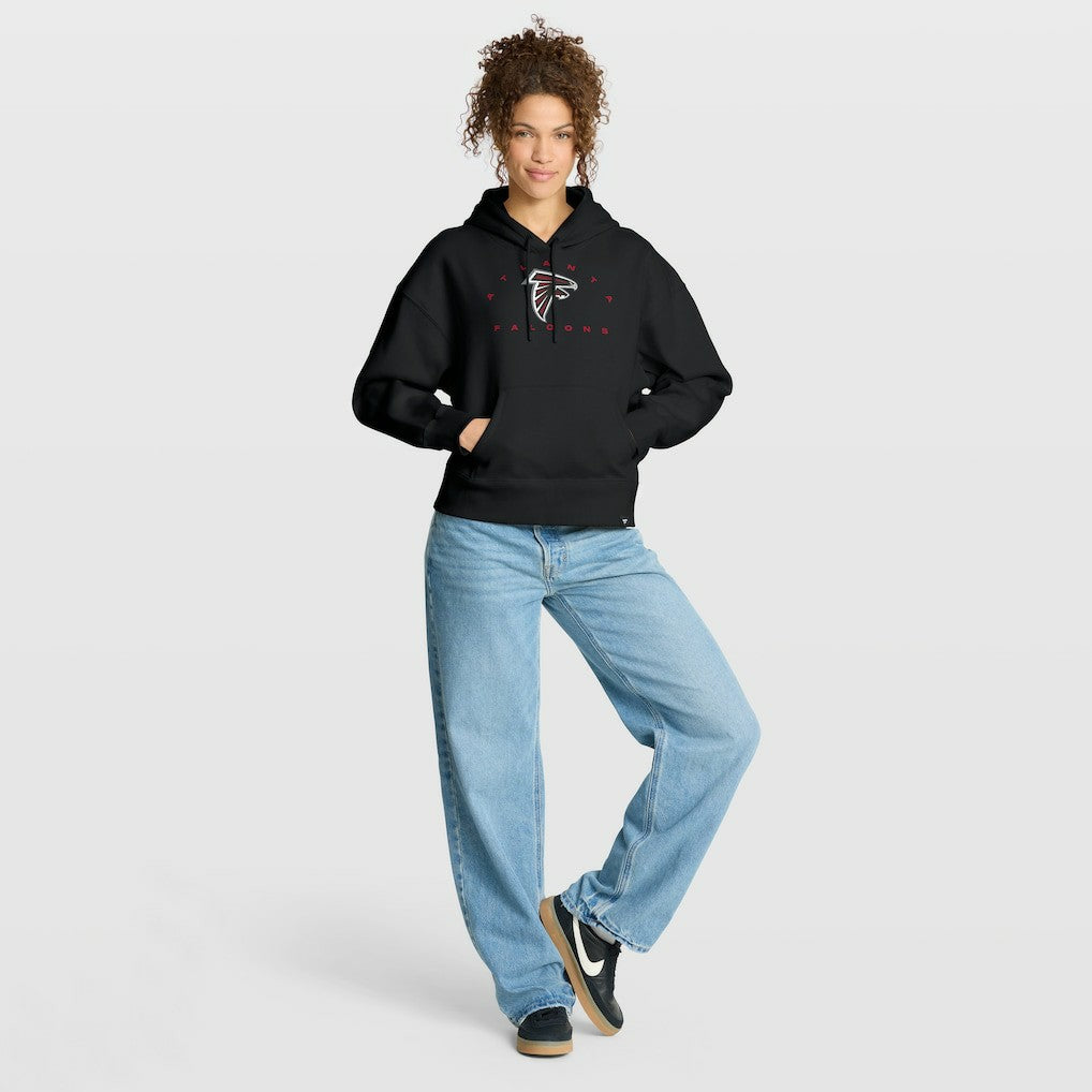 Atlanta Falcons Women's Eligible Receiver Legacy Pullover Hoodie - Black sale