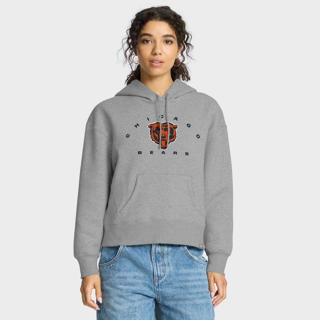 Chicago Bears Women's Eligible Receiver Legacy Pullover Hoodie - Heather Gray on sale