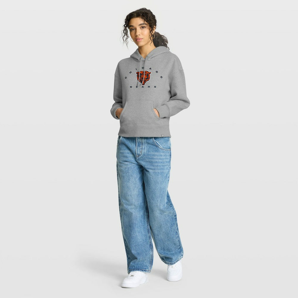Chicago Bears Women's Eligible Receiver Legacy Pullover Hoodie - Heather Gray on sale