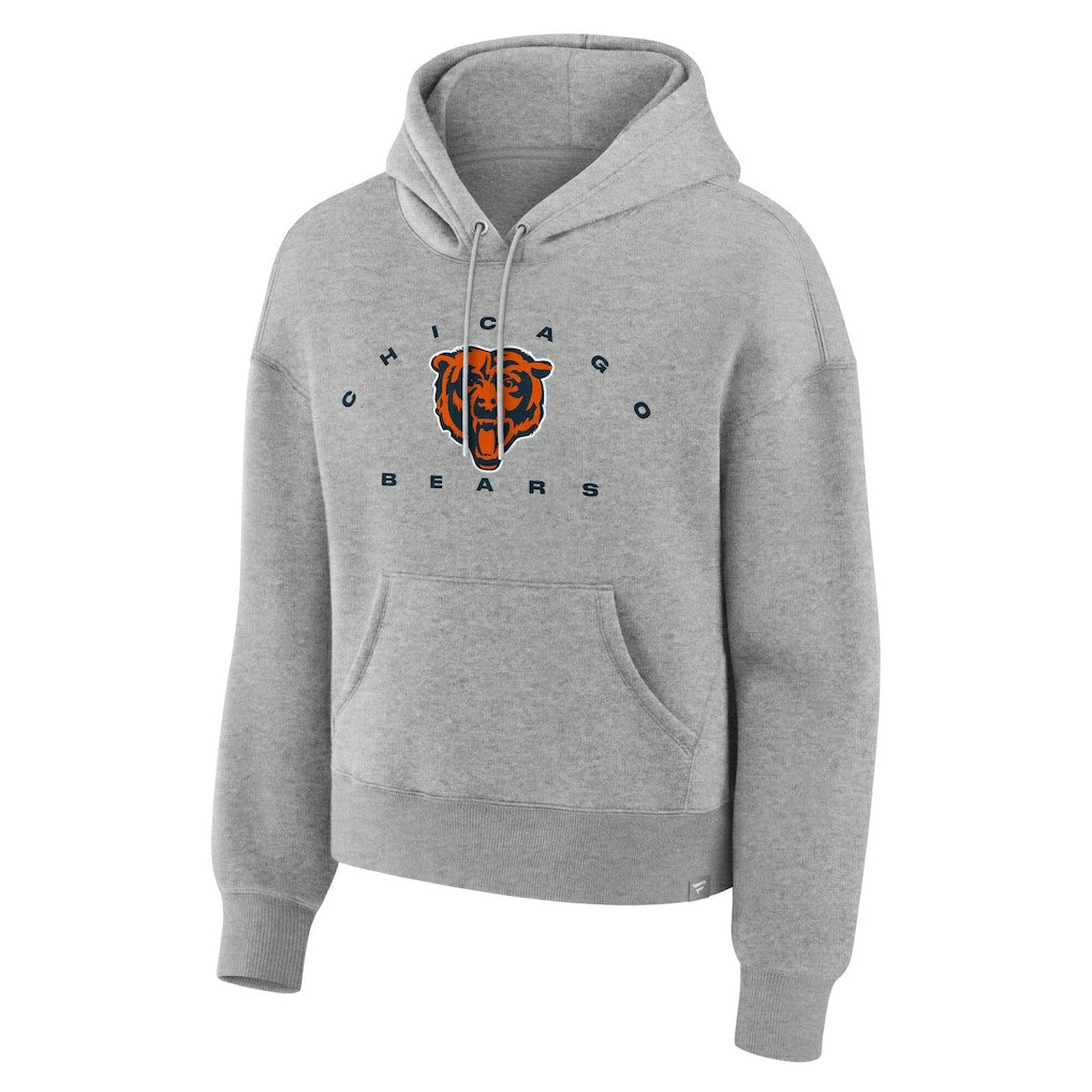 Chicago Bears Women's Eligible Receiver Legacy Pullover Hoodie - Heather Gray on sale