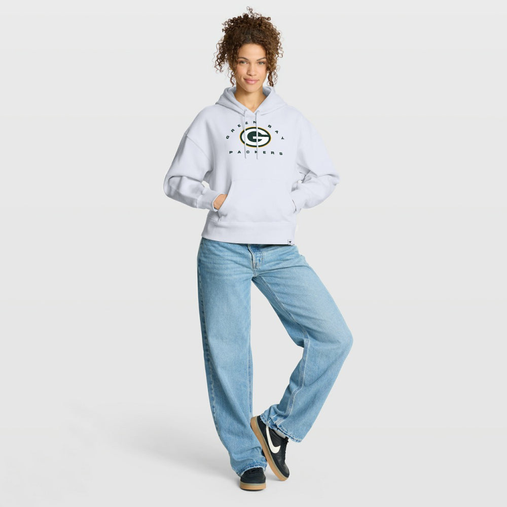 Green Bay Packers Women's Eligible Receiver Legacy Pullover Hoodie - White cheap