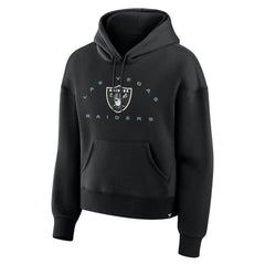 Las Vegas Raiders Women's Eligible Receiver Legacy Pullover Hoodie - Black cheap