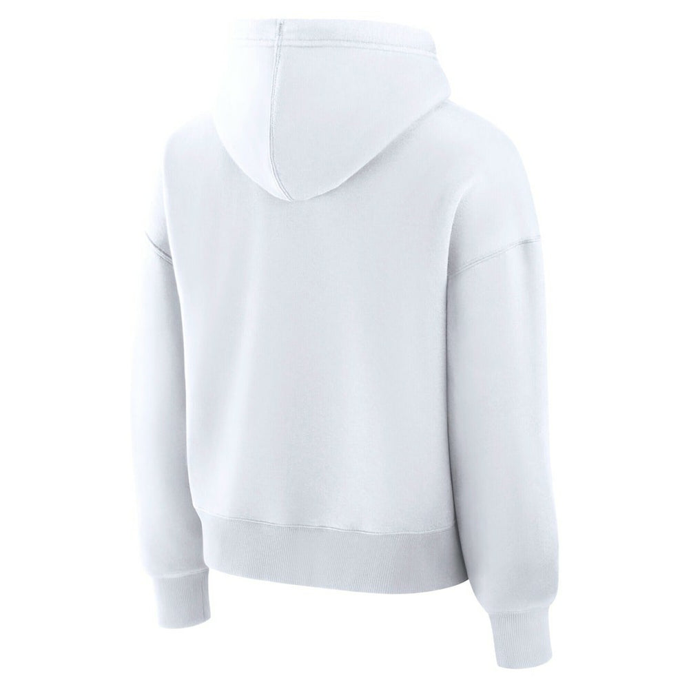Miami Dolphins Women's Eligible Receiver Legacy Pullover Hoodie - White on sale