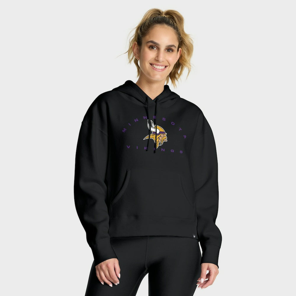 Minnesota Vikings Women's Eligible Receiver Legacy Pullover Hoodie - Black on sale