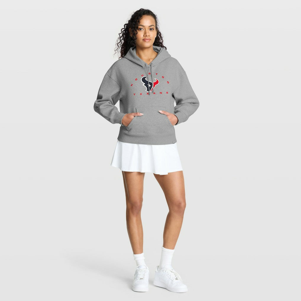 Houston Texans Women's Eligible Receiver Legacy Pullover Hoodie - Heather Gray for sale